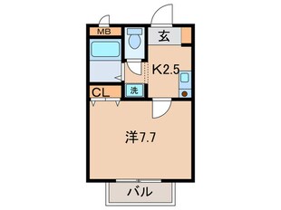 ポポラ－レの物件間取画像